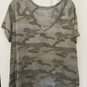 Camo short sleeve shirt